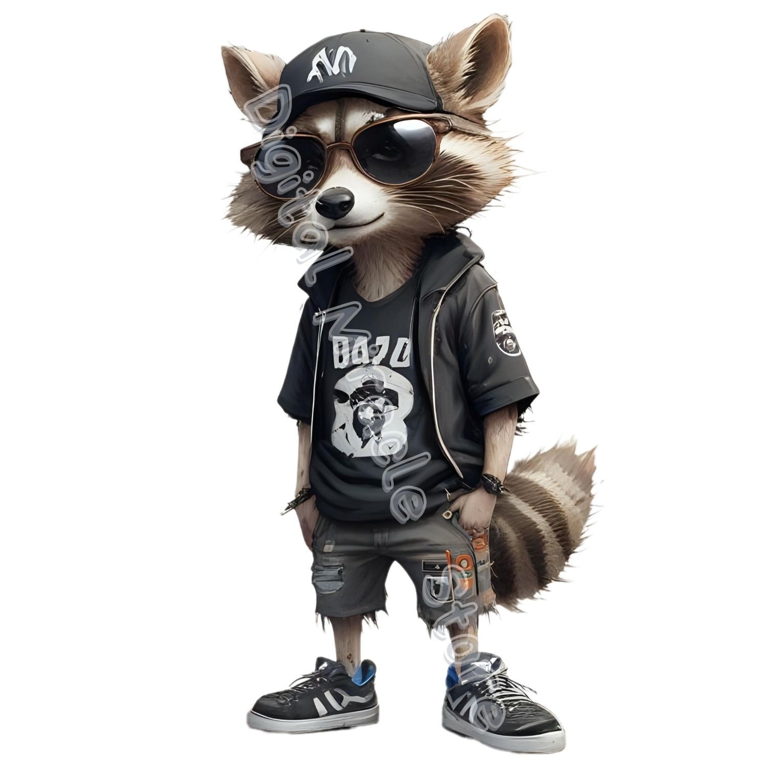 Funny Raccoon PNG, Raccoon With Sunglasses, Raccoon PNG, Cartoon ...