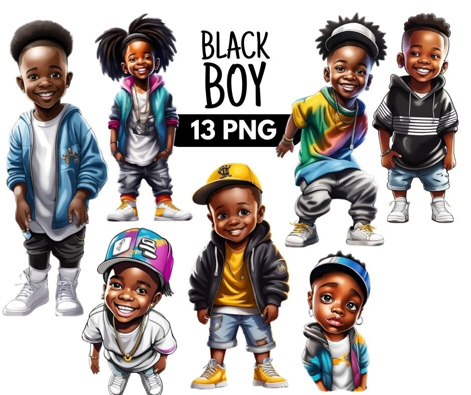 黒人の少年マジック PNG、黒人の子供 PNG、黒人の少年 PNG、アフロ