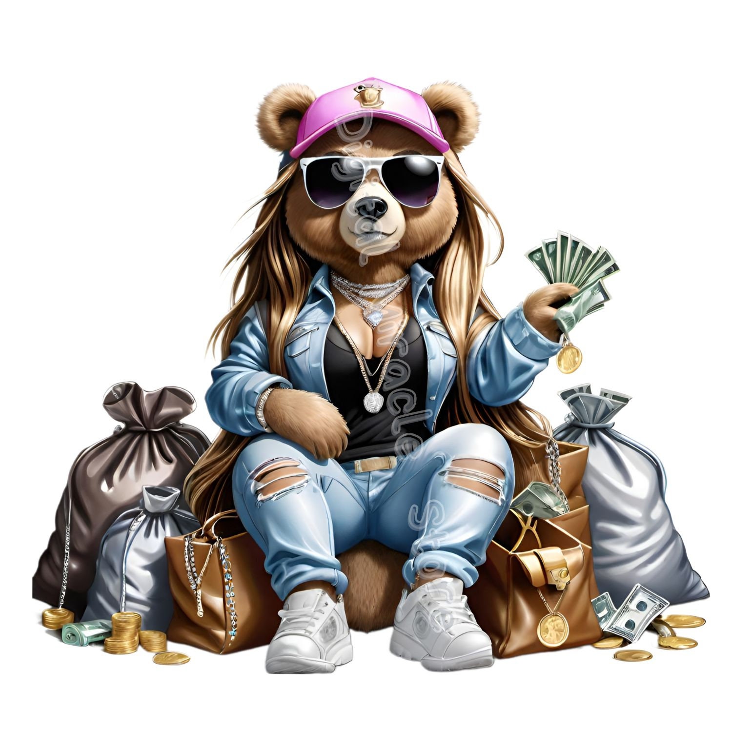 Reggae Girls Lrg Bear