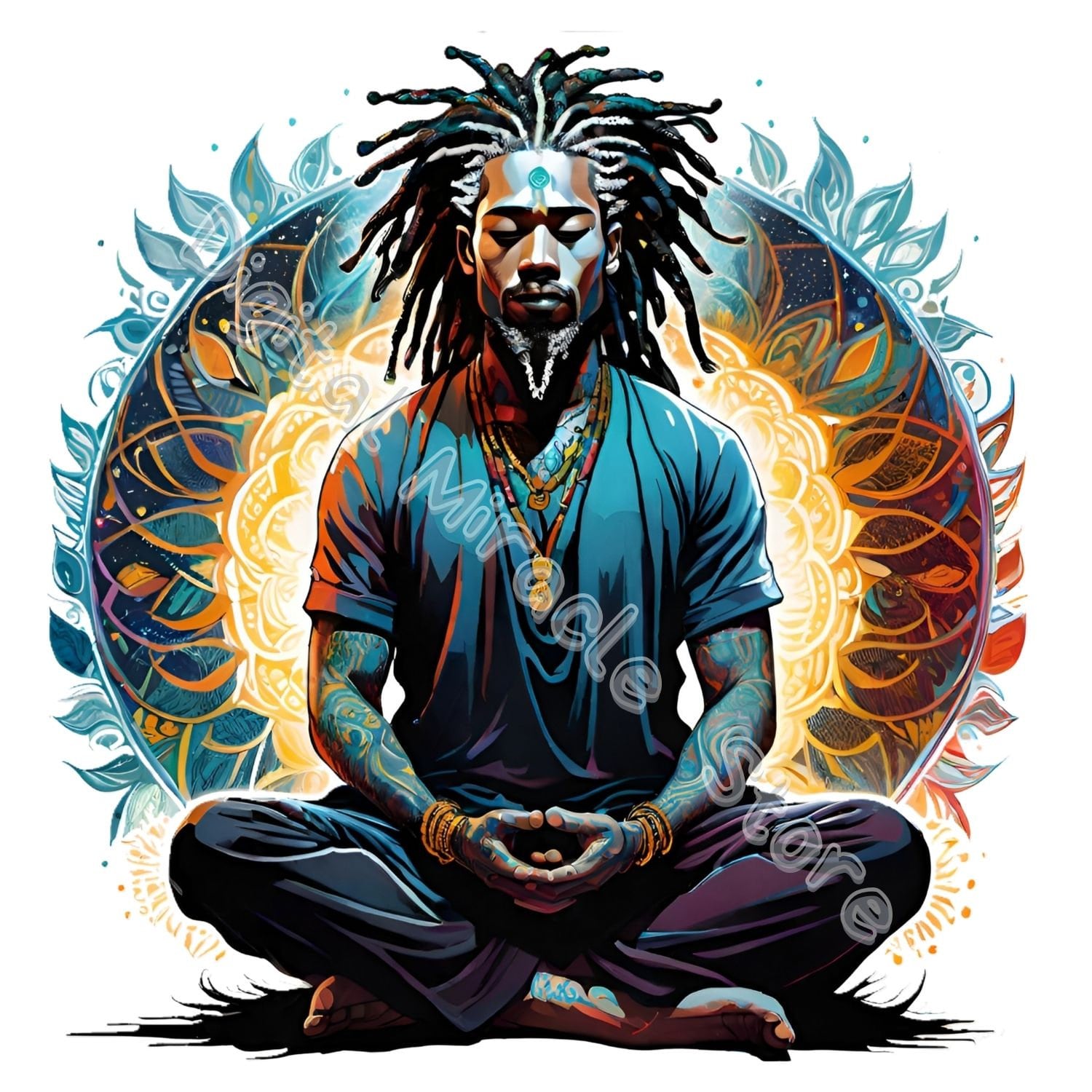 Meditation PNG, Meditating Man, Rasta PNG, Yoga Clipart, Spiritual Mens ...