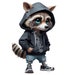 Hip Hop Raccoon, Cartoon Raccoon, Funny Raccoon PNG, Raccoon With Hat ...