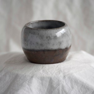 Mid Fire Glazed Moon Cup