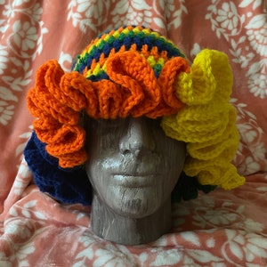 Crochet Ruffle Hat