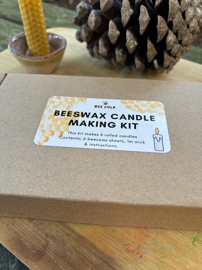 Beeswax Candle Making Kit Etsy UK