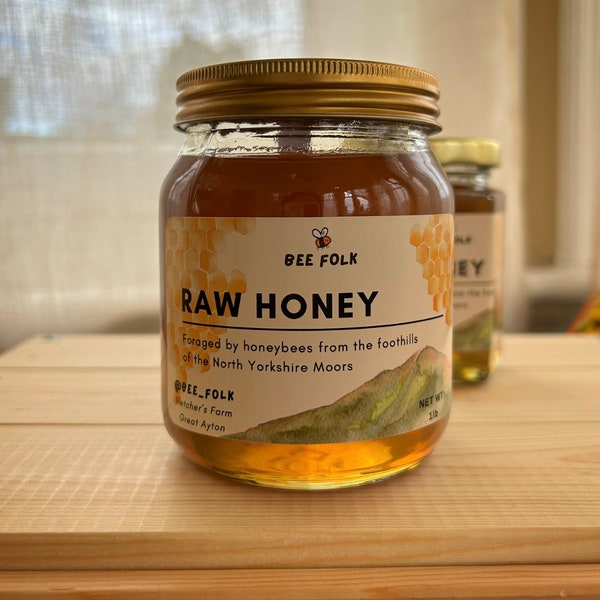 Honey Raw Pure British Local Wildflower