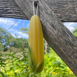 Beeswax Corn Ornament | Natural Beeswax Wall Hang | Fall Wall Decor | Autumn Wall Hangings