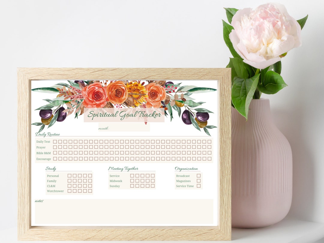 Spiritual Goal Tracker - Etsy