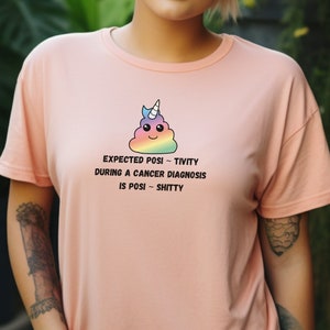 Expected Positivity Cancer T-Shirt, Cancer Shirt, Funny Cancer Shirt, Cancer Fighter Shirt, Cancer Survivor Shirt,Cancer Awareness Shirt