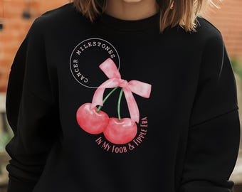 My Foob and Fipple Era Coquette Breast Cancer SweatShirt/Mastectomy Reconstruction Lumpectomy Cancer Fighter Survivor Warrior Cancer Gift