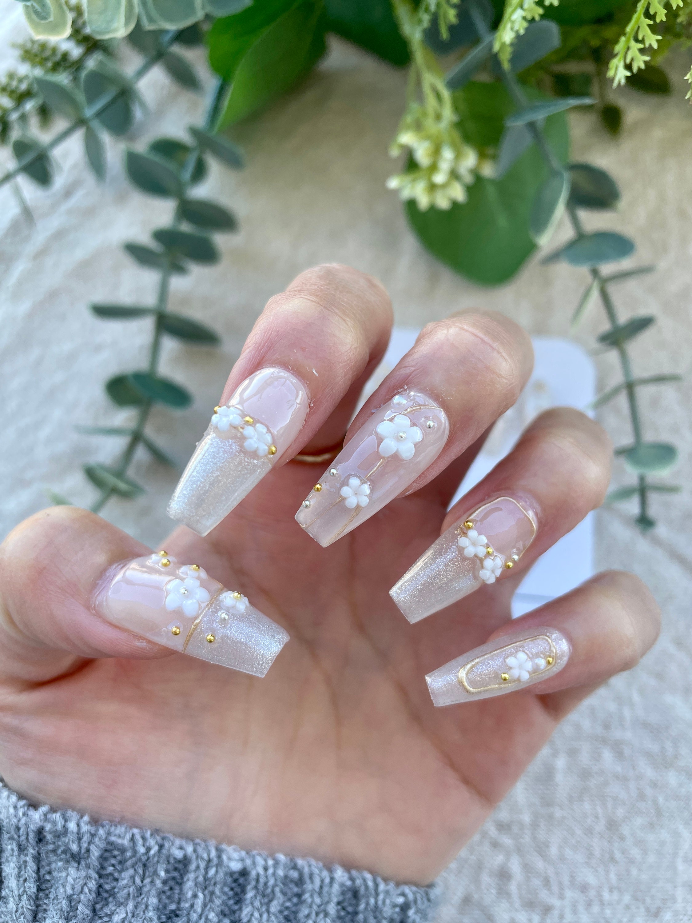 ♡ Tammy Taylor: Full Set of Pink and White Sculptured Nails - YouTube