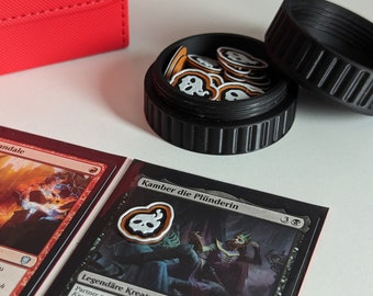 Finality Counter - Magic The Gathering | MTG Accessories | including case | 3D printed | Multicolored