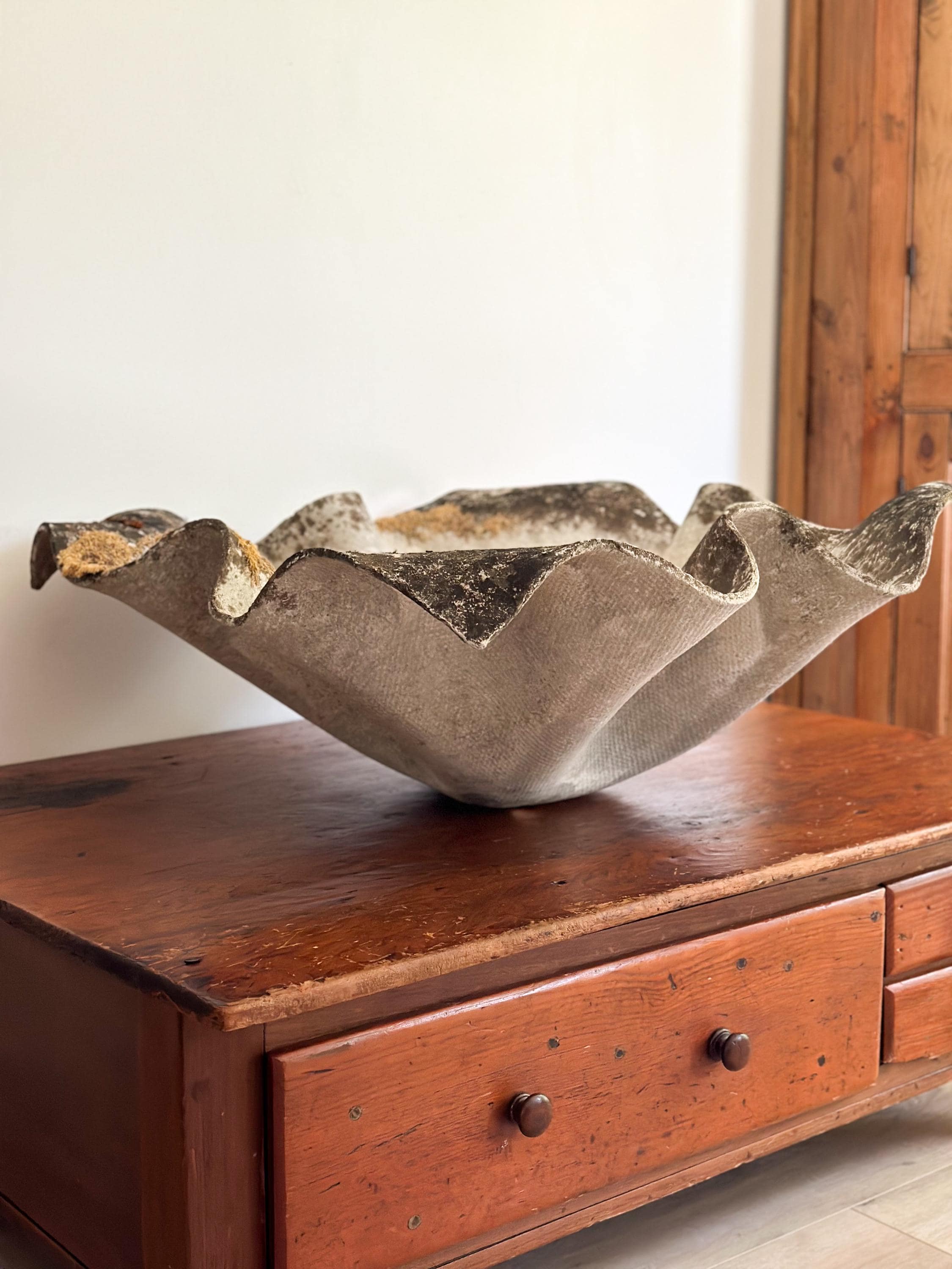 Willy Guhl planter pot プランターポット　ブラウン Willy Guhl Wavy Planter – fleurdetroit