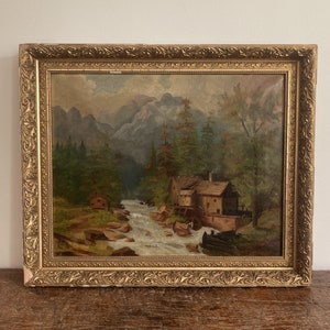 Original painting 19th c. oil on canvas