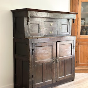 Antique Dutch Oak Sideboard Circa 17th C.