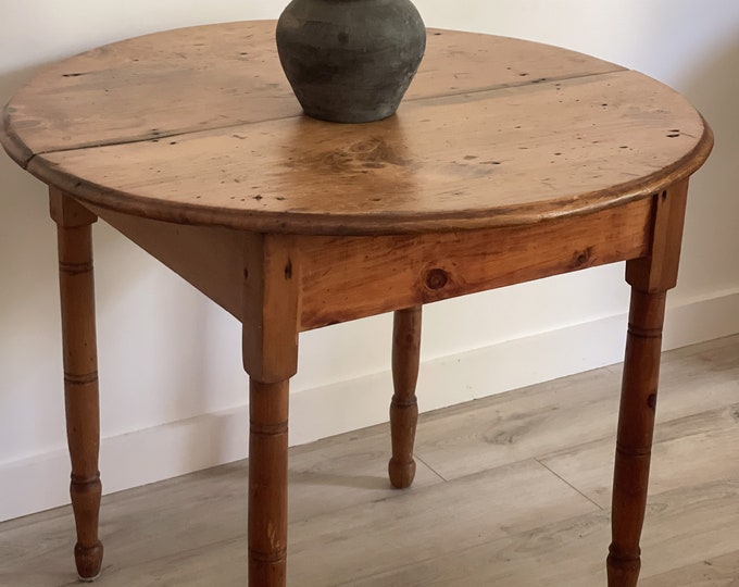 Antique English Pine Table With Original Square Nails Etsy