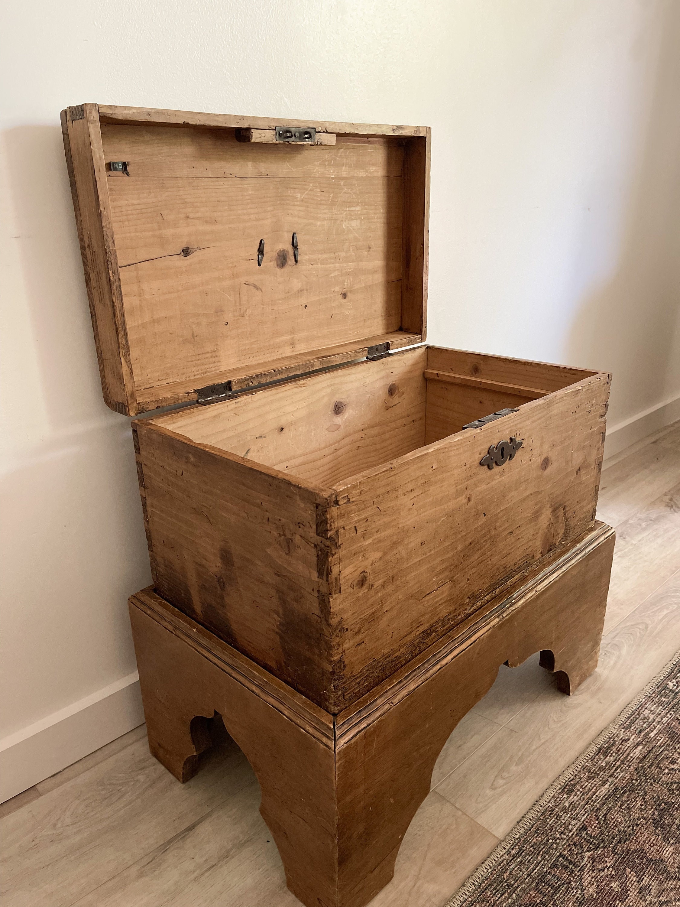 Solid Wood Standing Flatware Chest from DutchCrafters Amish Furniture