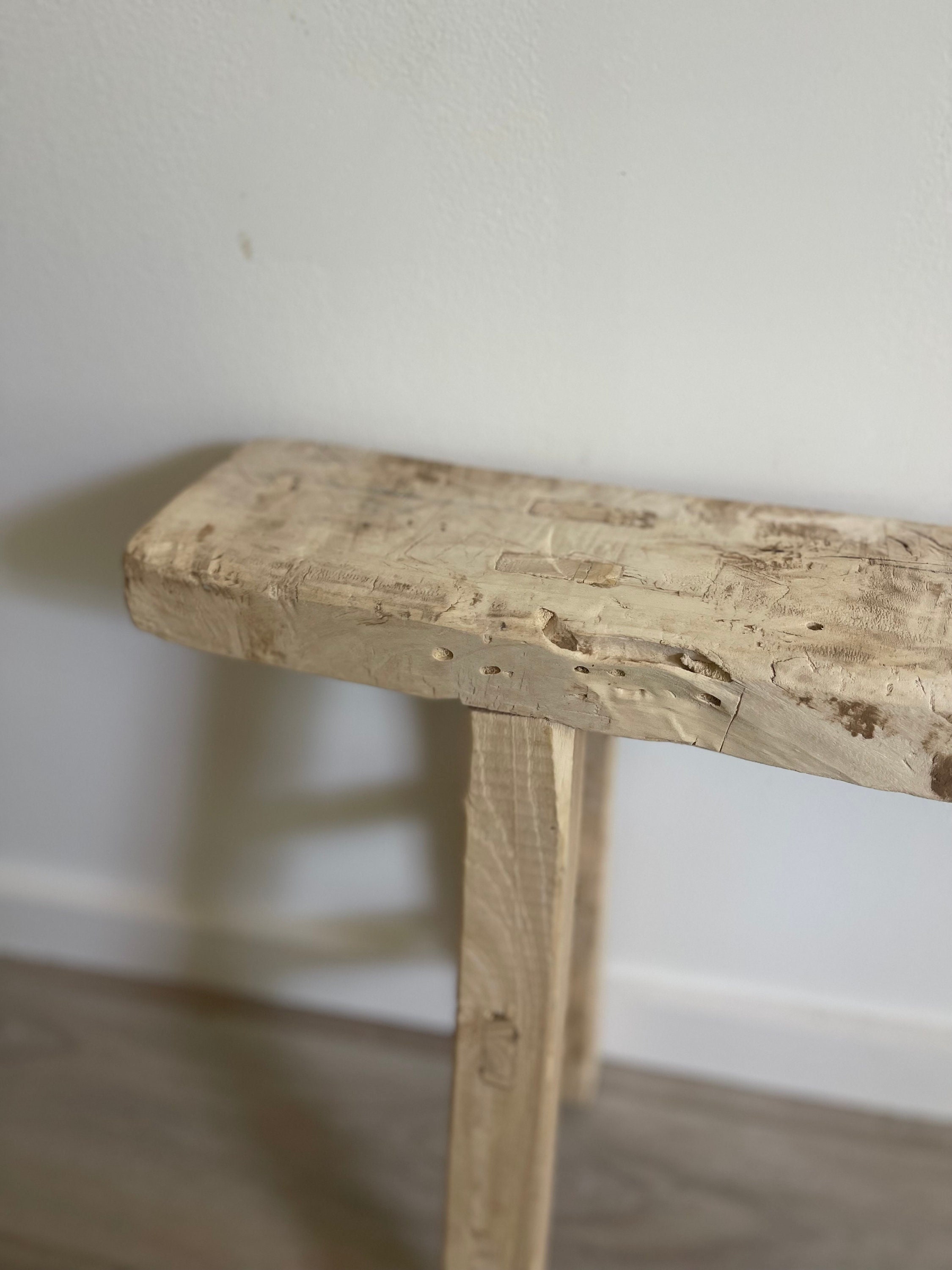 Skinny Elm Bench Etsy