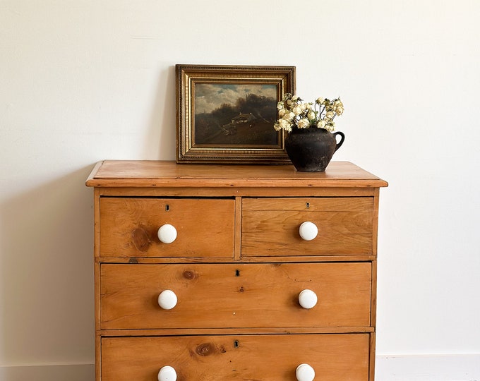 Antique English Pine Dresser - Etsy