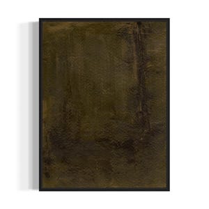 Olive Green Abstract Painting - Digital Download