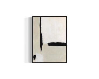 Neutral Abstract 1 Painting - Digital Download