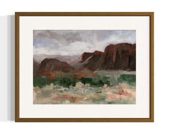 Snow Canyon Painting - Digital Download