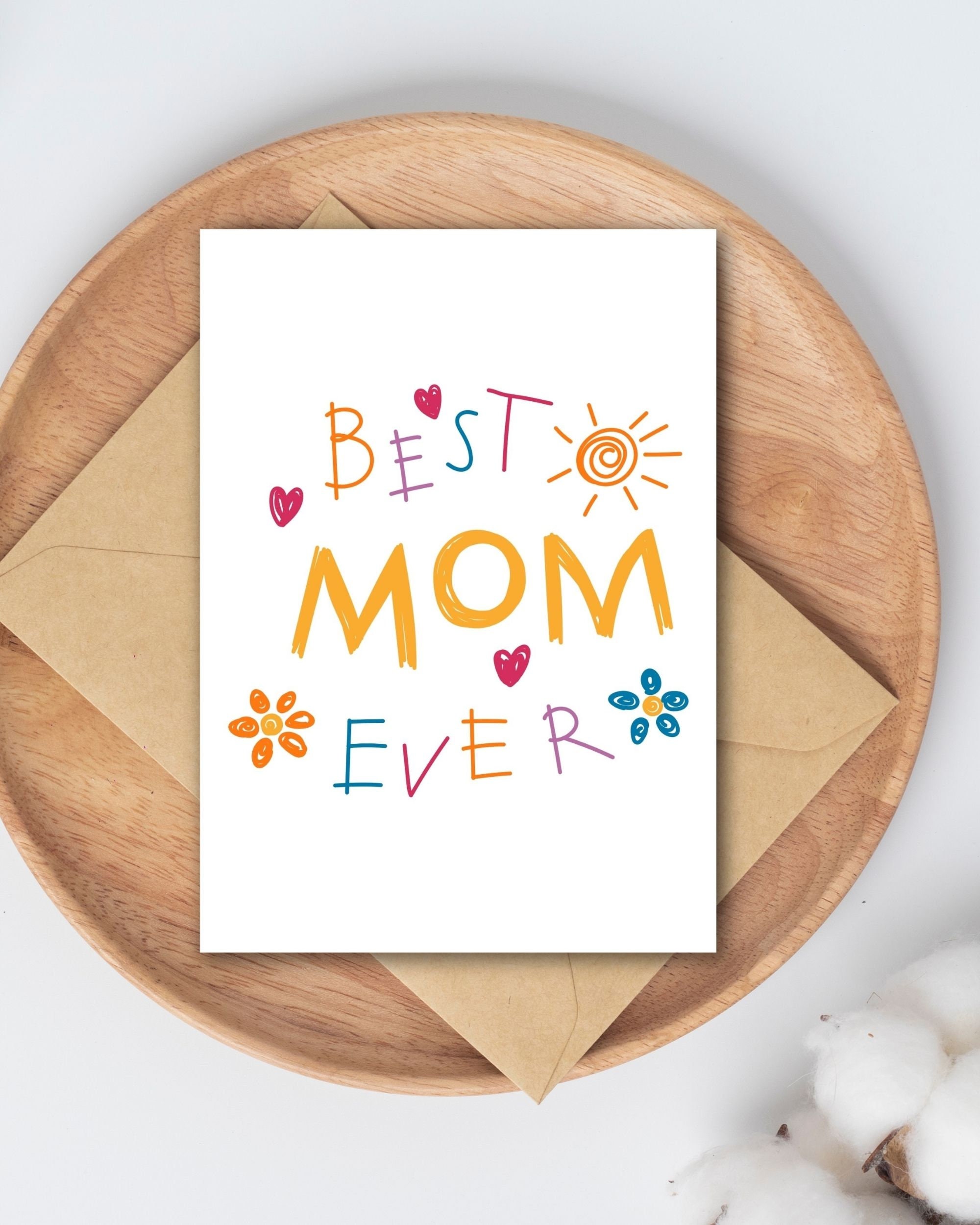 Printable Cards Mom Birthday DIGITAL Printable Mothers Day - Etsy
