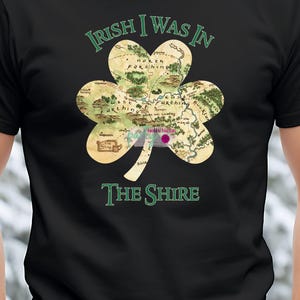 Trifoglio della contea PNG, trifoglio LOTR PNG, trifoglio del giorno di San Patrizio, download digitale, mappa della contea, trifoglio degli Hobbit, irlandese, giorno di San Patrizio