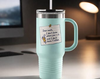 Mary teacher Mug 40oz Insulated Travel Tumbler Funny best gift for teacher top gift for teacher