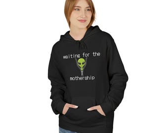 Moletom com capuz Mothership Alien, confortável e quentinho, unissex