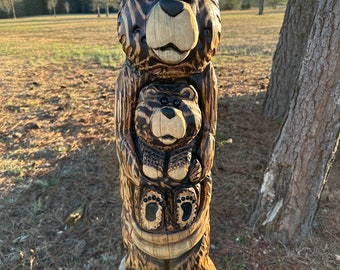 Chainsaw Carved “Mama Bear and Lil’ Cub”