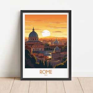 Rome Travel Poster Rome Travel Print Italy Travel Poster Italy Travel Print Wall Art Art Decor gift present home decor