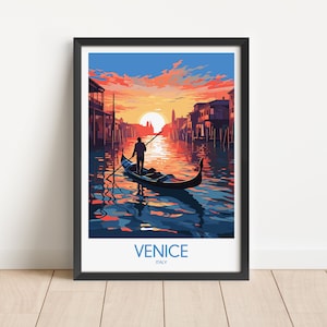 Venice Travel Poster Venice Travel Print Italy Travel Poster Italy Travel Print Wall Art Art Decor gift present home decor