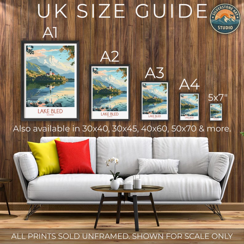 Lake Bled Slovenia Travel Poster Print image 6