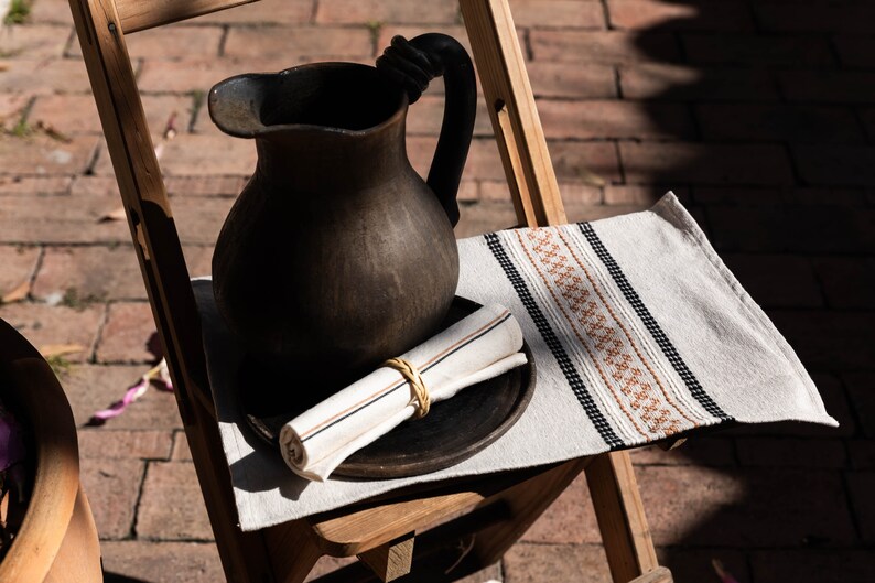 Set of Cotton Placemats and Napkins from Pueblo Nuevo Oaxaca. image 6