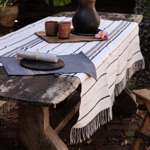 Handcrafted Tablecloths from Pueblo Nuevo, Central Valleys of Oaxaca