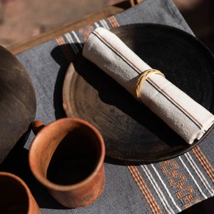 Set of Cotton Placemats and Napkins from Pueblo Nuevo Oaxaca.