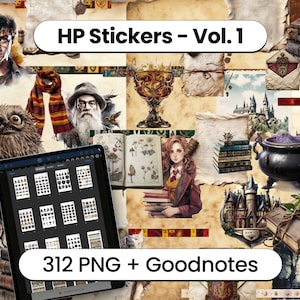 Sticker mural personnalisé Harry Potter flat icon - Stikets