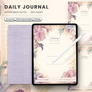 Digital Daily Journal, Gratitude Journal, Digital Journal, Goodnotes, Digital Diary, iPad Journal, Manifestation Journal Remarkable 2 Pro