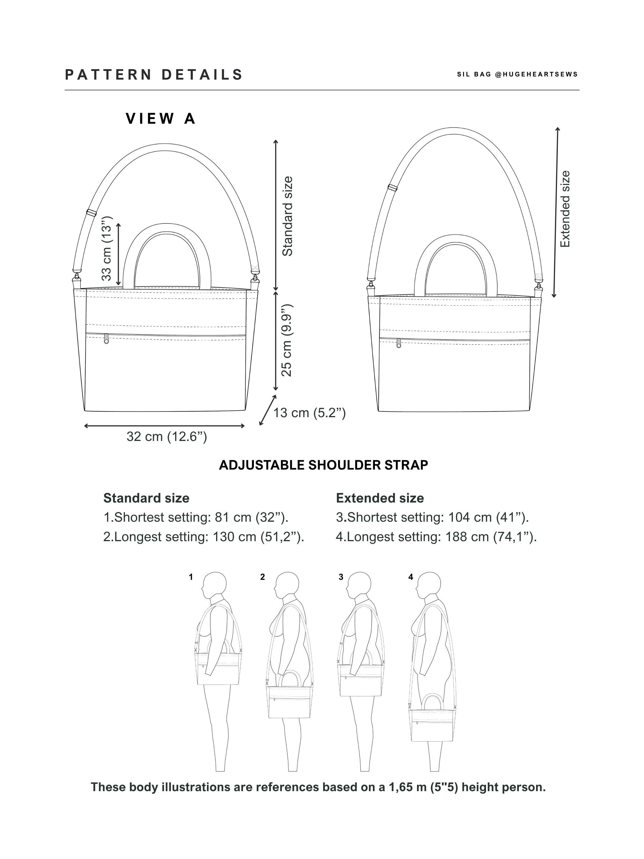 Intermediate Sewing Pattern Sil Bag PDF Sewing Pattern | Intermediate | Detailed Video Tutorial ...