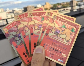 GIFT SET - 5x Derpy Charizards (square corners)