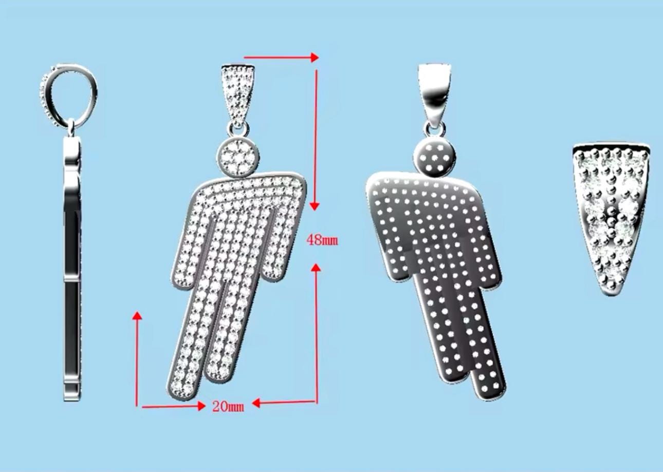 Silver Rhinestone Blohsh Necklace Chain Billie Eilish - Etsy