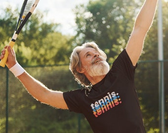 テニス。テニス。Tシャツ、テニス愛好家、テニスプレーヤー、テニスギフト、テニスコーチ、レトロテニスシャツ、ヴィンテージテニスシャツ、テニスグラフィックTシャツ
