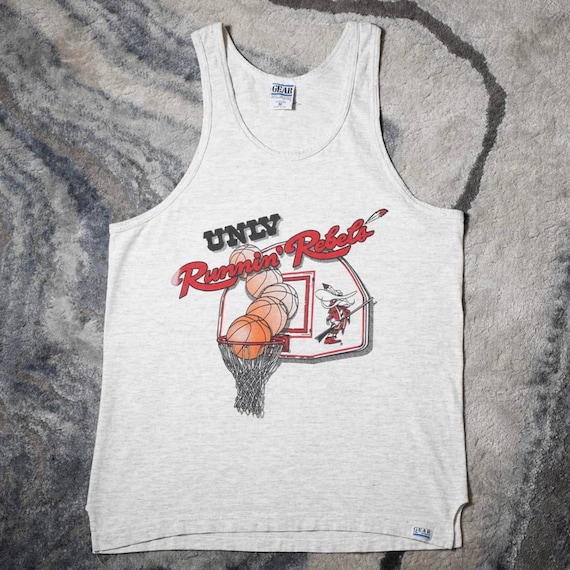 Vintage 90s UNLV Runnin' Rebels Basketball Tank Mu