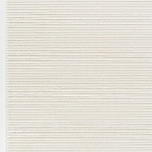 Cream Soft Textured Carpet Rug Living Room Kitchen Woven Carpet 5'2 X 7 ...