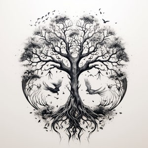 Baum des Lebens Tattoo Design 4