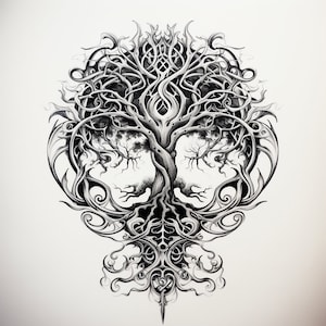 Baum des Lebens Tattoo Design 1