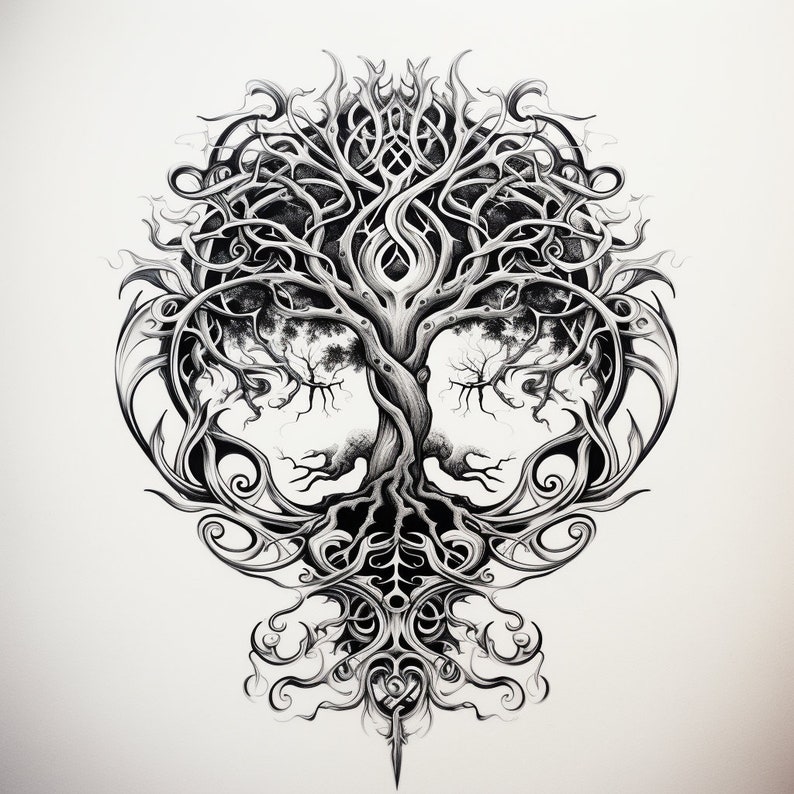 Tree of Life Tattoo Design 1 image 1
