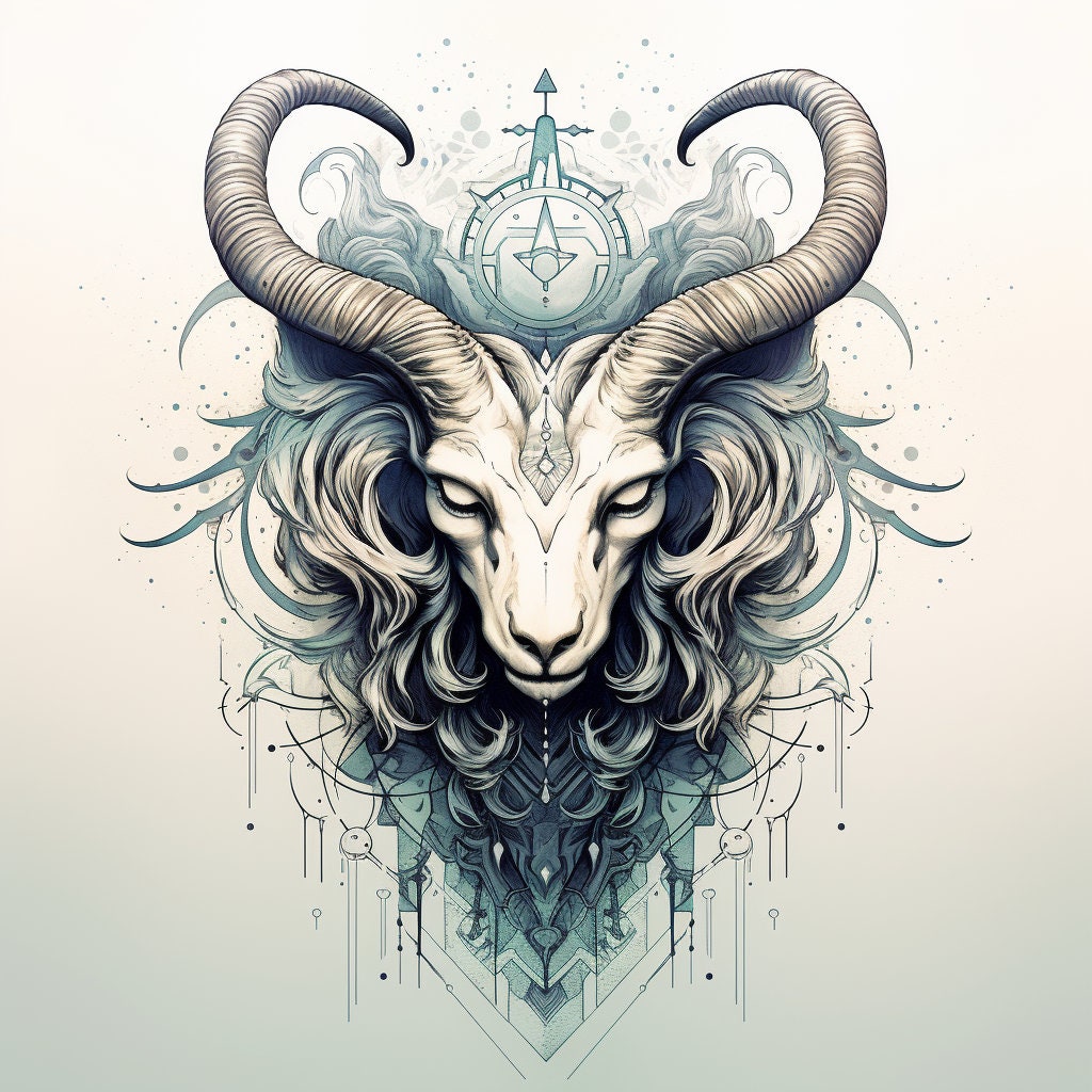 Goat Demon Tattoo - Realistic Temporary Tattoos | Tattoo Icon – TattooIcon