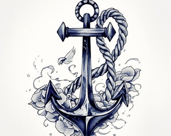 Anchor Tattoo Design