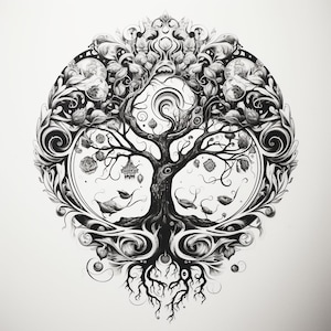 Baum des Lebens Tattoo Design 3